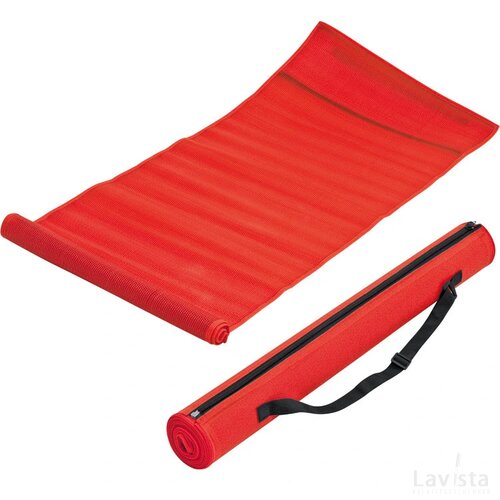Strandmat (180x60 cm) Oppenau rood