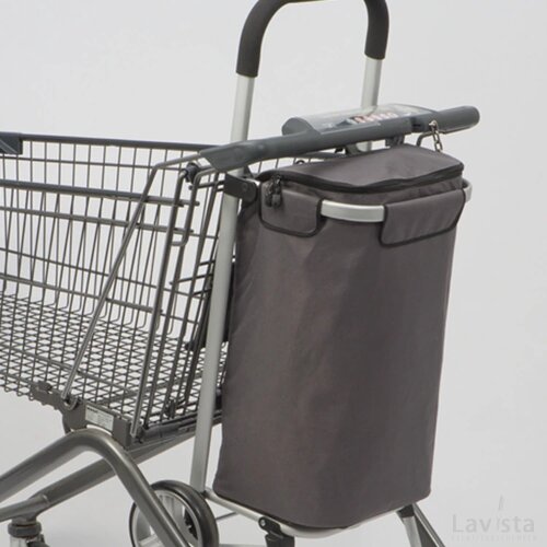 Opvouwbare boodschappen trolley Passau antraciet