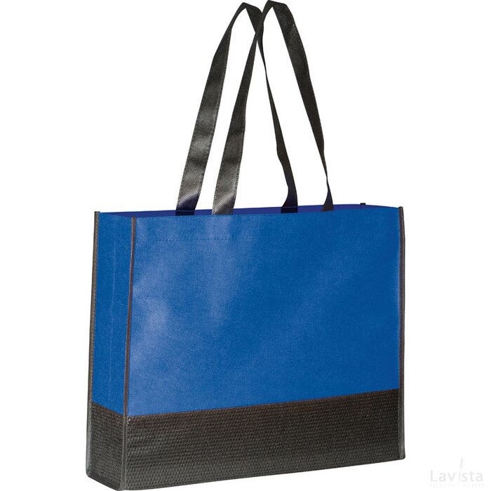 Non-woven shopping bag Penzberg blauw