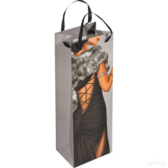 Geschenkverpakking man/vrouw voor een wijnfles Westerstede female