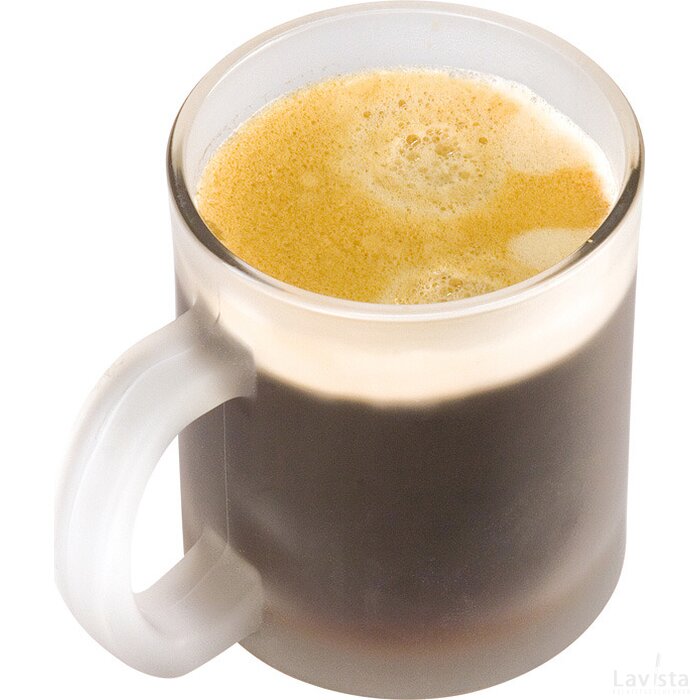 Ice frosted Jumbo koffie mok- 300 ml Winnenden transparant