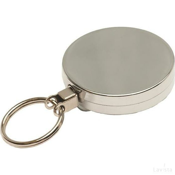 Jojo 50 met sleutelring & metalen draad zilver