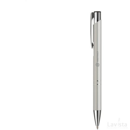 Ebony Matt Pennen Zilver