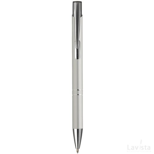 Ebony Matt Pennen Zilver