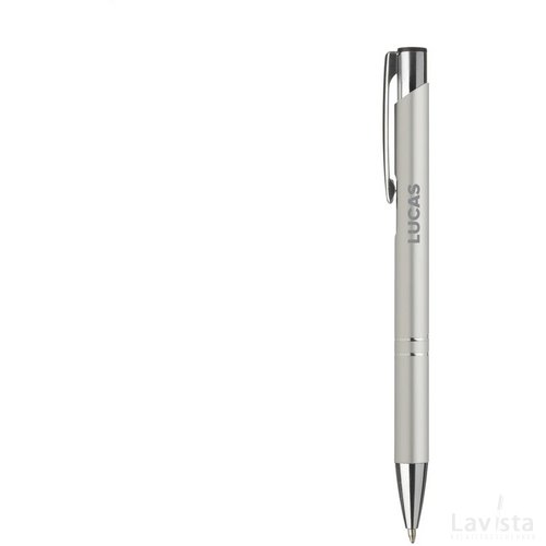 Ebony Matt Pennen Zilver