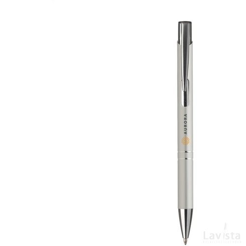 Ebony Matt Pennen Zilver