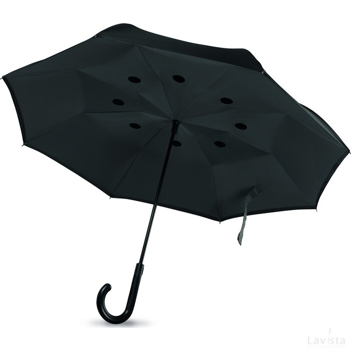Reversible paraplu Dundee grijs
