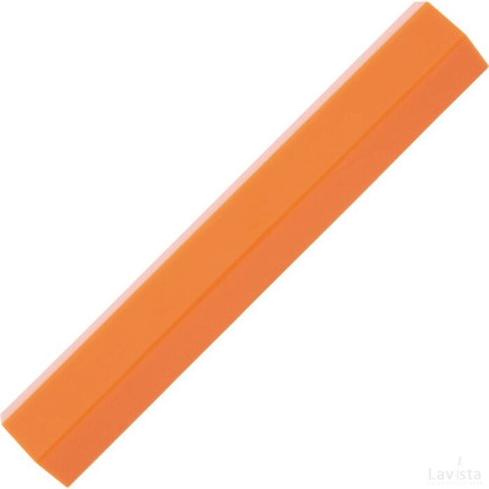 Pennendoos rechthoek oranje