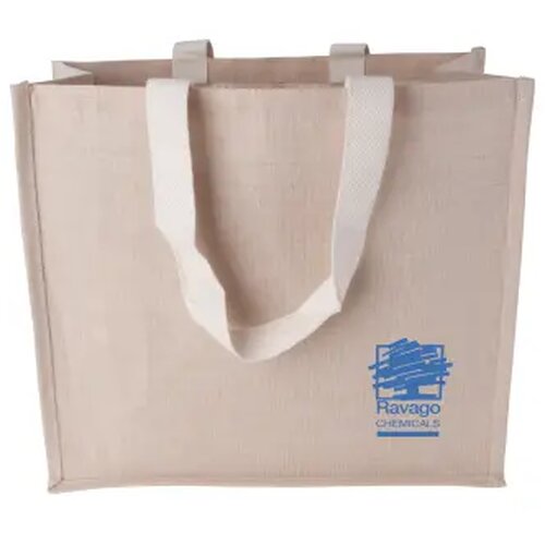 Canvas shopper met geweven hengsels 240 gr/m2