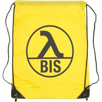 Nylon rugzakje geel