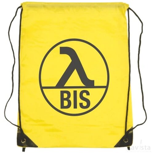 Nylon rugzakje geel