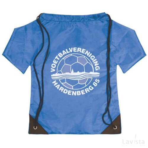 Nylon rugzak T-shirt donkerblauw