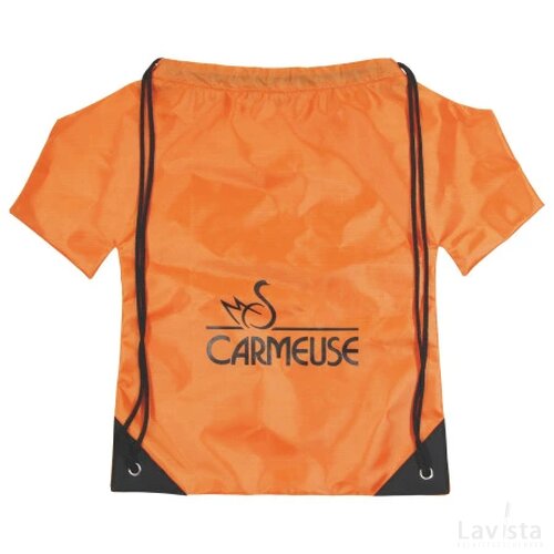 Nylon rugzak T-shirt oranje