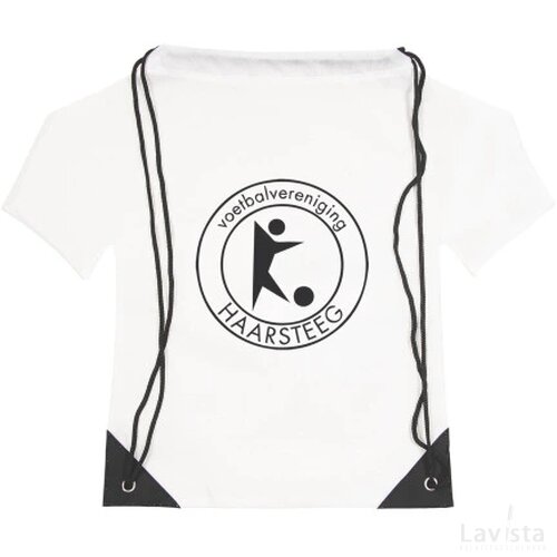 Nylon rugzak T-shirt wit