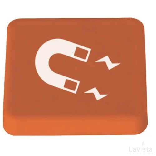 Vierkante magneet Oranje