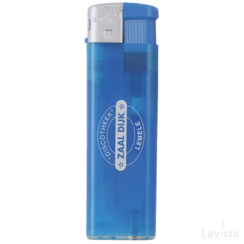 Aansteker GO Piezo blauw frosty