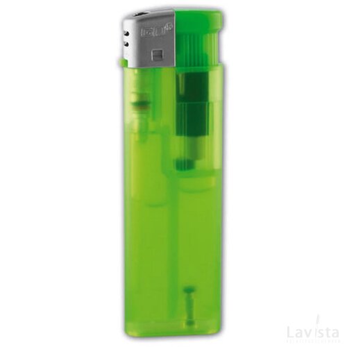 Aansteker GO Piezo licht groen frosty