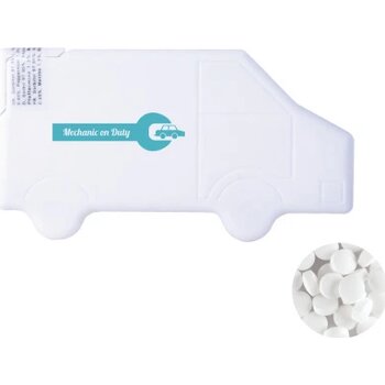 Vrachtwagen mintdispenser met ca. 8 gr. mintjes