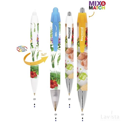 BIC® Wide Body™ Mini Digital Chrome balpen