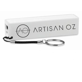 Slim powerbank (2.200 mAh) Wit