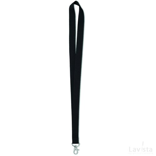 Lanyard 20 mm Simple lany zwart