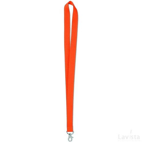 Lanyard 20 mm Simple lany oranje