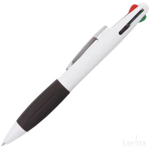 PAXI 4-kleurenbalpen kunststof Wit