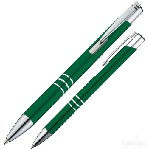 Metalen balpen Borna groen