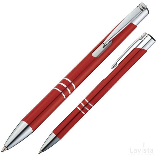 Metalen balpen Borna rood