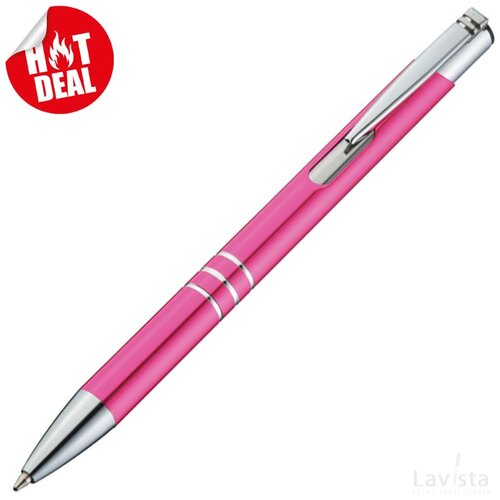Metalen balpen Borna roze paars