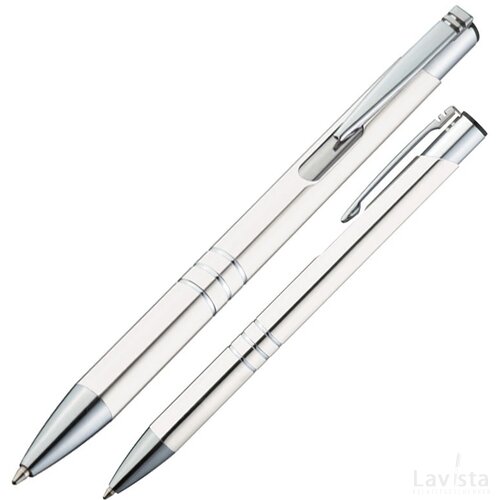 Metalen balpen Borna wit