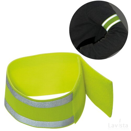 Reflecterende armband Oberhausen geel