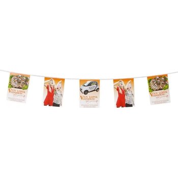 Vlaggenlijn papier 150g/m2 kleine oplage