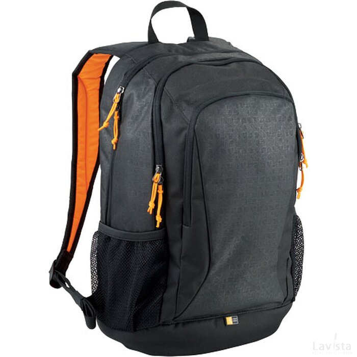 Ibira 15.6" laptop en tablet rugzak Zwart,Oranje Zwart, Oranje Zwart/Oranje