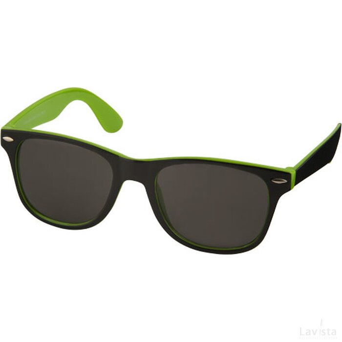 Sun Ray zonnebril – colour pop Lime,Zwart Lime, Zwart Lime/Zwart