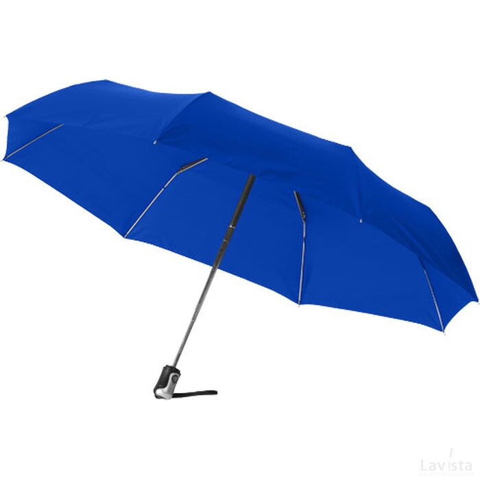 Alex 21.5'' 3 sectie automatische paraplu koningsblauw Koningsblauw