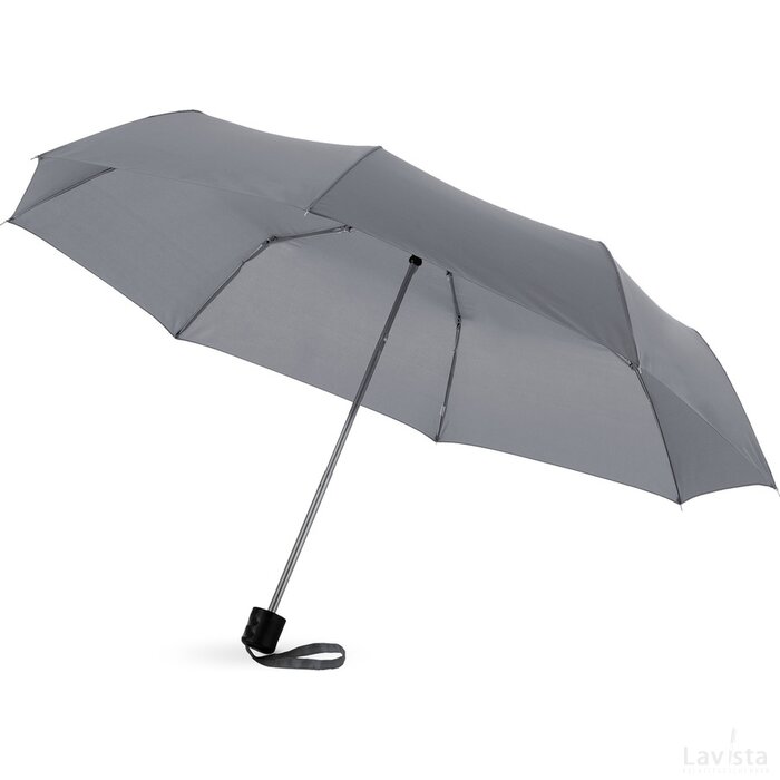 Ida 21.5'' 3 sectie paraplu Grijs