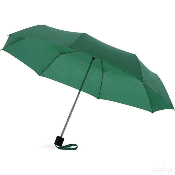 Ida 21.5'' 3 sectie paraplu Groen