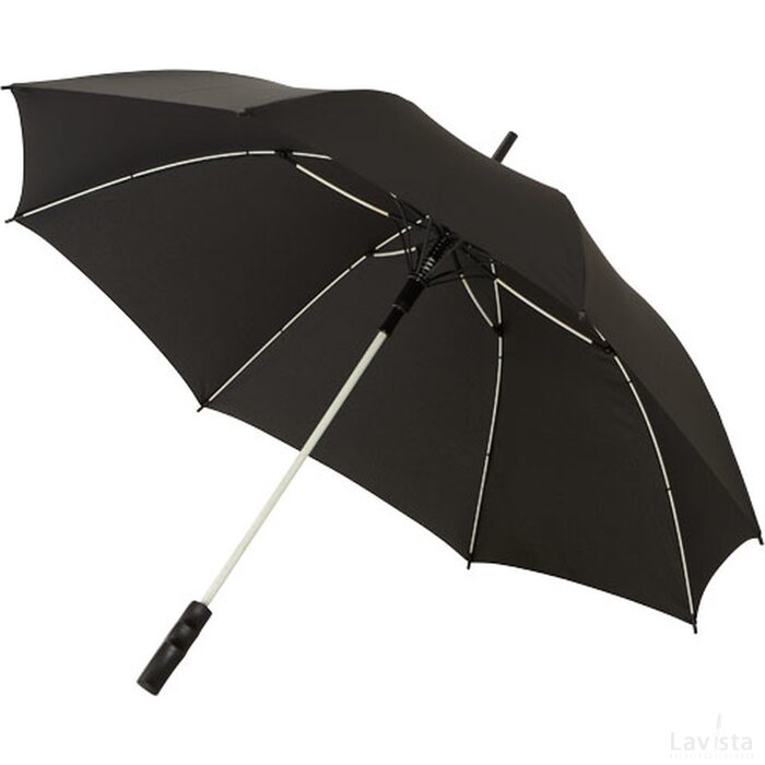 Spark 23'' automatische storm paraplu Zwart,Wit Wit, Zwart Wit/Zwart