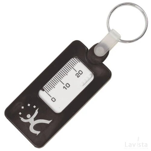 Bandenprofiel meter / sleutelhanger Zwart