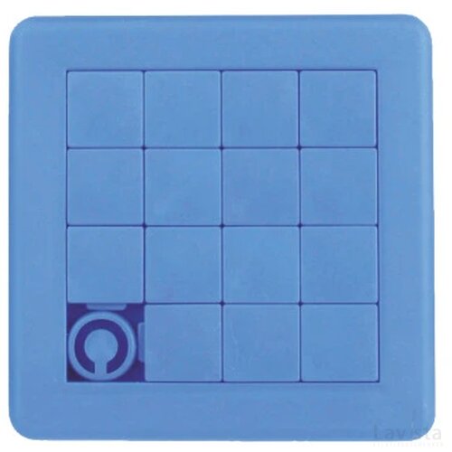 Schuifpuzzel vierkant Blauw