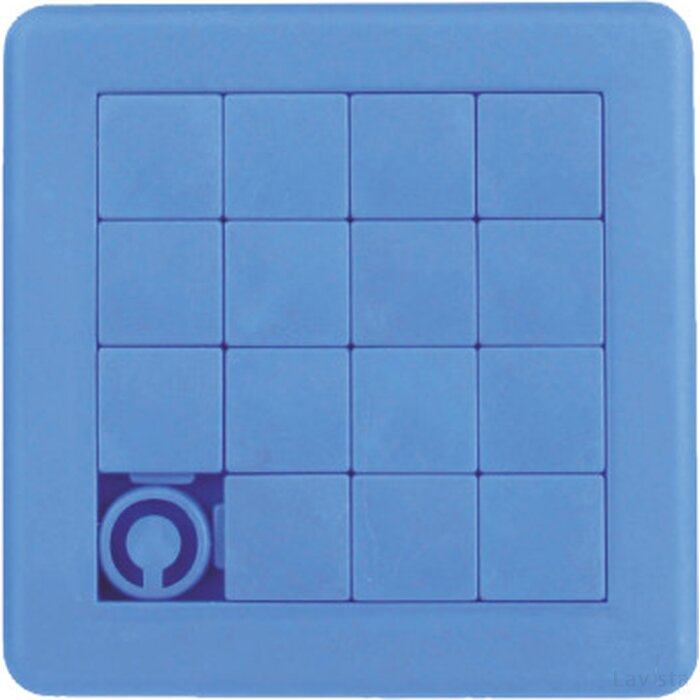 Schuifpuzzel vierkant Blauw