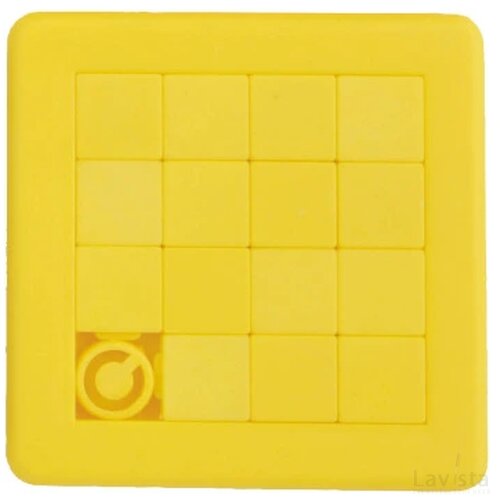 Schuifpuzzel vierkant Geel