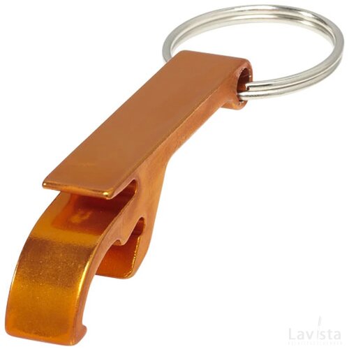 Sleutelhanger met fles- en blikopener Oranje