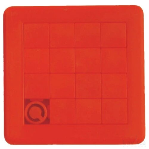 Schuifpuzzel vierkant Rood