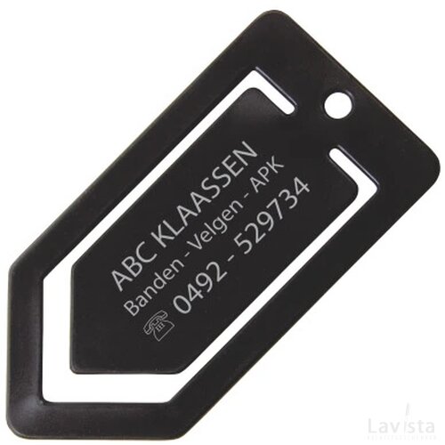 Papierclip pijl “Maxi”, 12 cm. Zwart