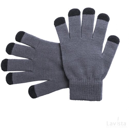 Tellar Handschoen Touchscreen Donker Grijs