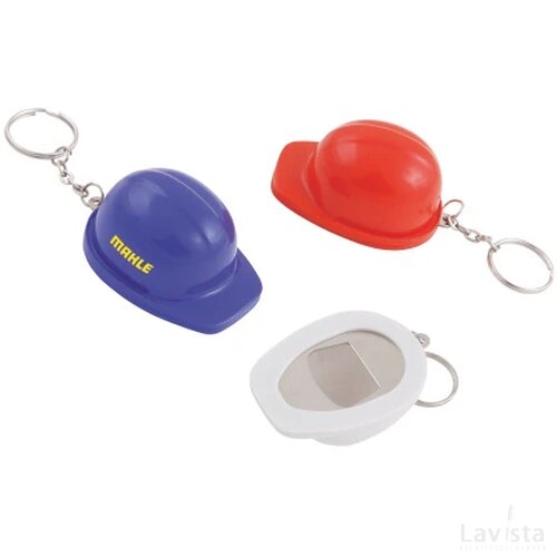 Sleutelhanger flesopener Helm Blauw