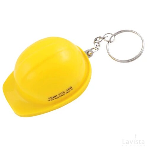 Sleutelhanger flesopener Helm Geel