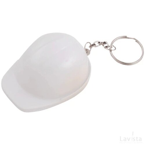 Sleutelhanger flesopener Helm Wit